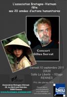 Bretagne Vietnam organise un concert de Gilles Servat le 10 septembre 2011 à Rennes